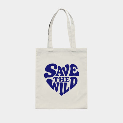 TOTE BAG "SAVETHEWILD" BEIGE
