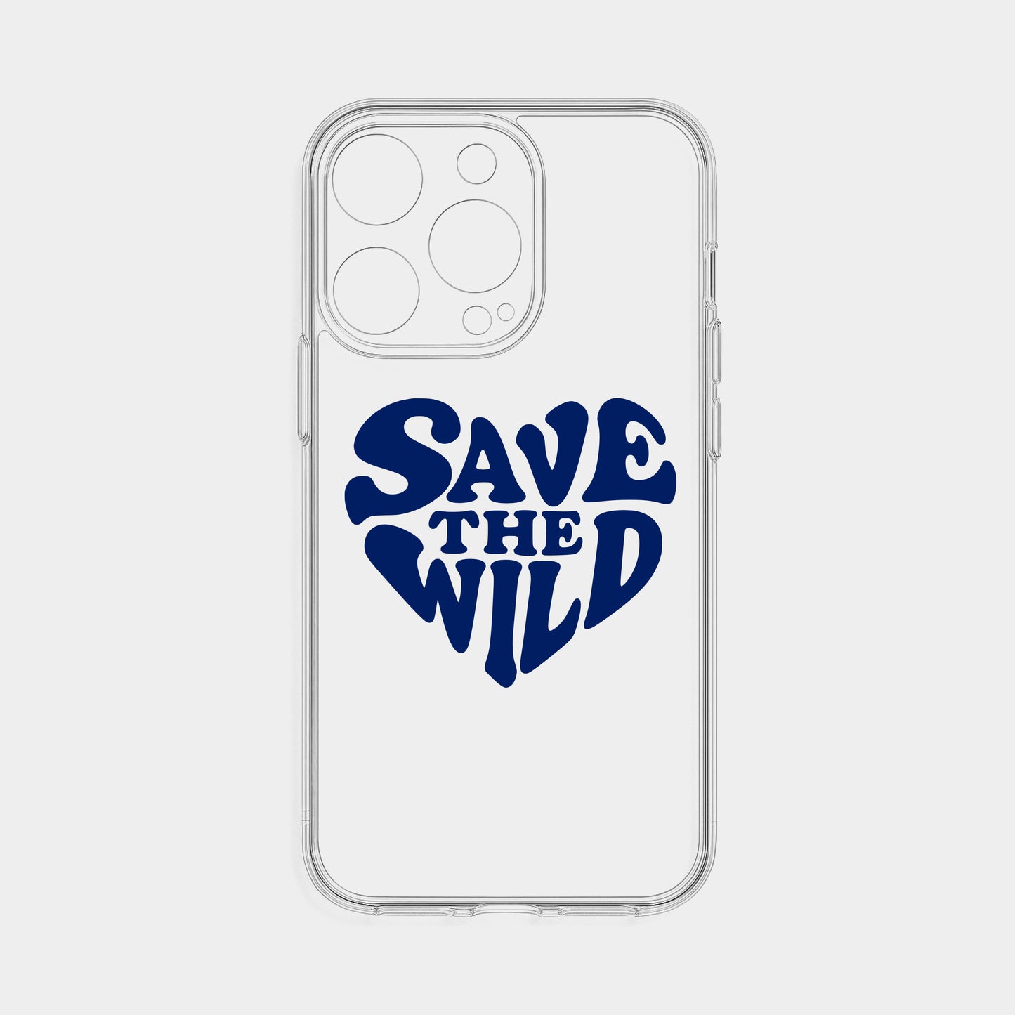 SMARTPHONE CASE CLEAR WITH LOGO