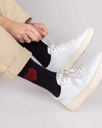 SOCKS LOGO BLACK