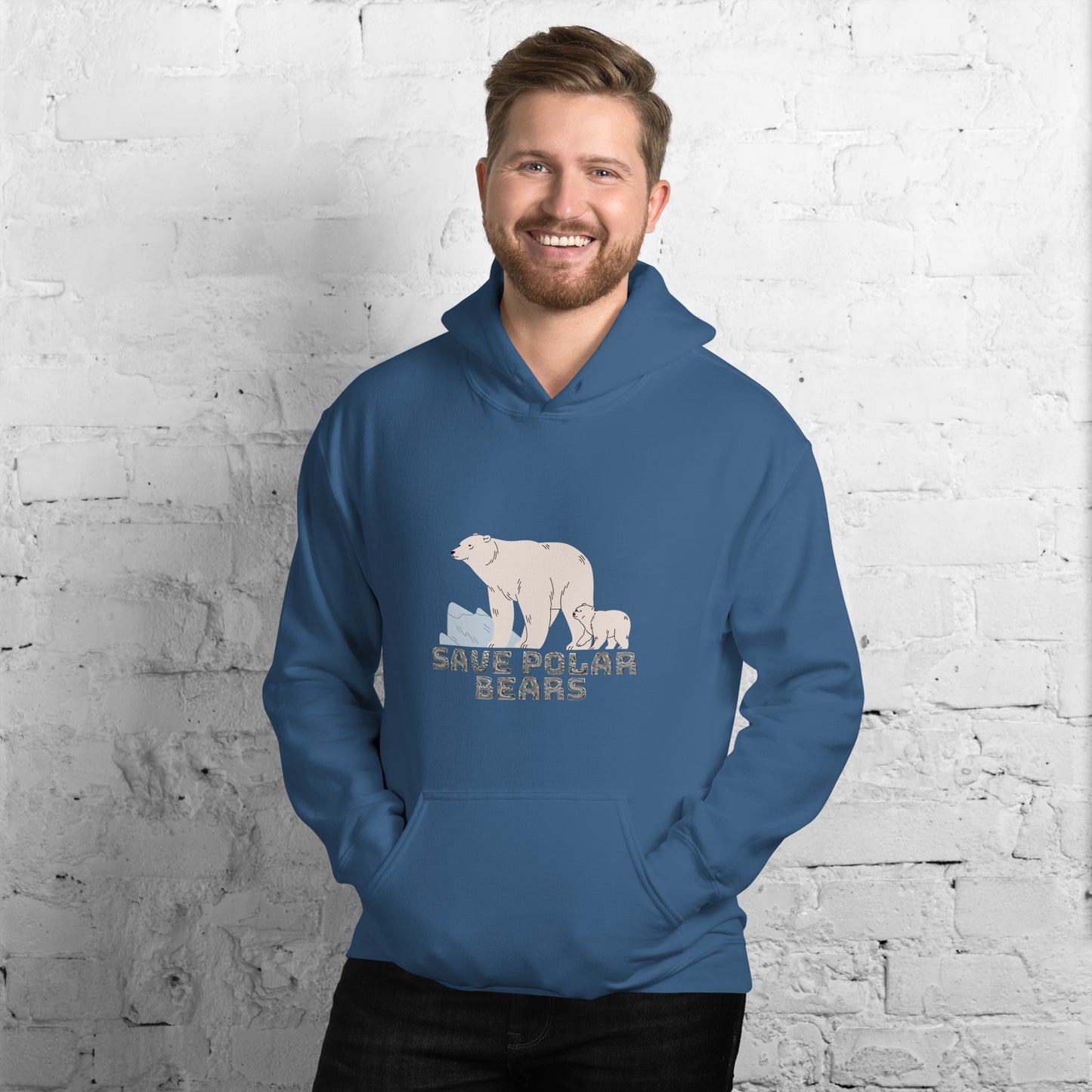 Save Polar Bears - Unisex Hoodie